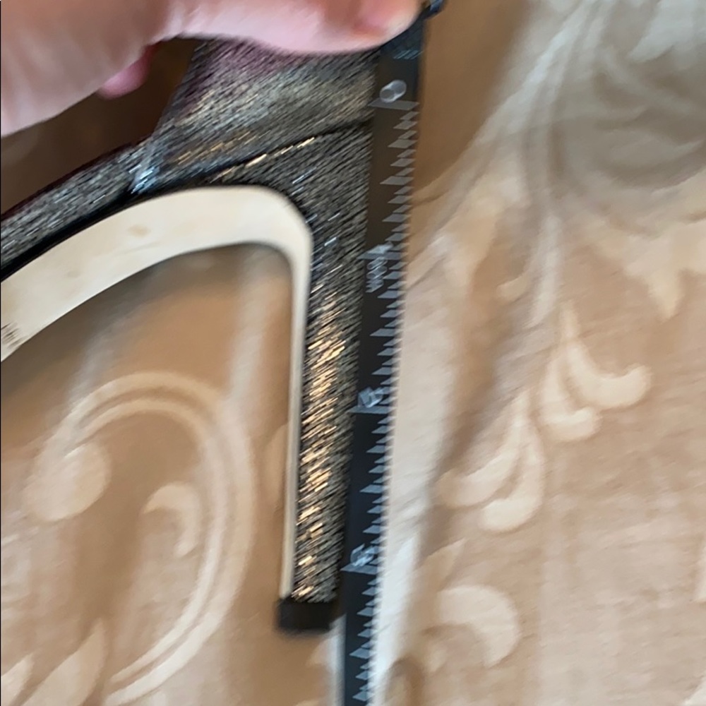 Kate Spade Silver Heels - Picture 6 of 8